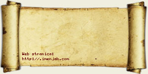 Žaklina Dimitrijević vizit kartica